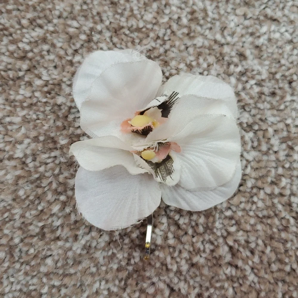 3 Flower Hair Pieces